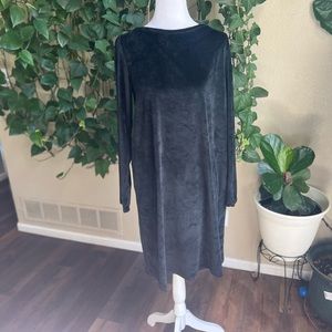 J.Jill oversized Black Long Sleeve Dress